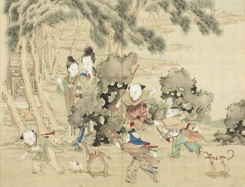 清 昇平樂事圖
