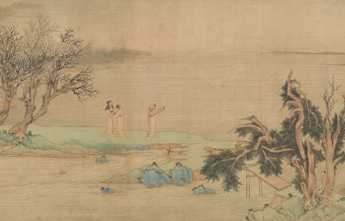 明 文徵明 倣趙伯驌後赤壁圖