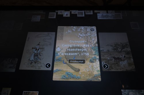 “High-Resolution Interactive Artifact Table” in the exhibition enables European audiences to appreciate details in the painting.
