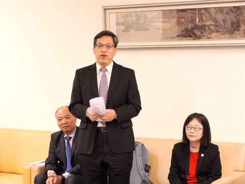 歷史學科中心、嘉義女中林義棟校長表示，歷史學科中心設置於嘉義女中，與嘉義故宮南院相互呼應。