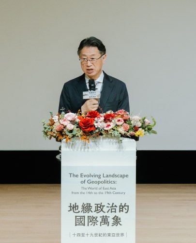 日本九州國立博物館富田淳館長致詞。