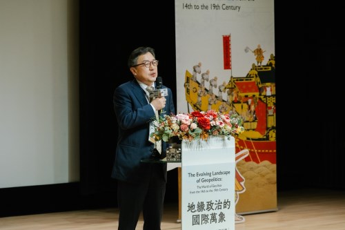 韓國高麗大學博物館宋浣範館長致詞。