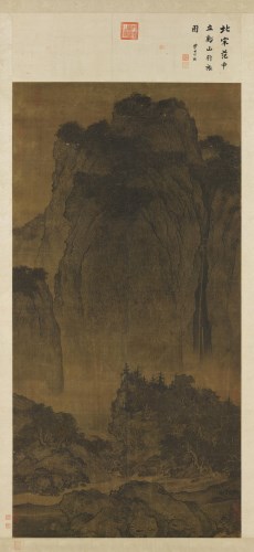 Travelers Among Mountains and Streams, Fan Kuan (ca. 950-after 1032)